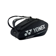 Yonex Pro Badminton/Tennis Bag 92429, Black - front view