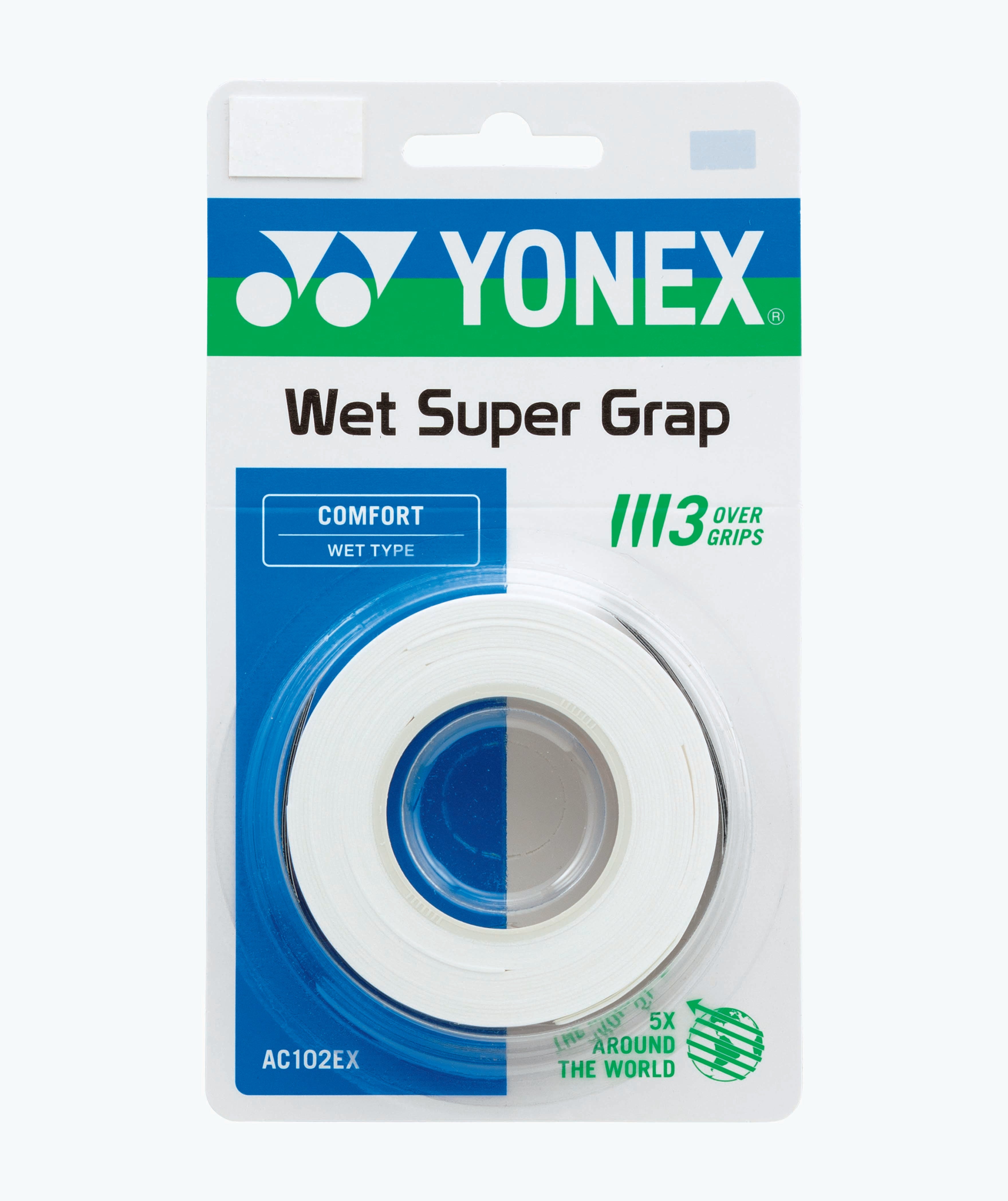 Yonex AC102EX Wet Super Grap - White