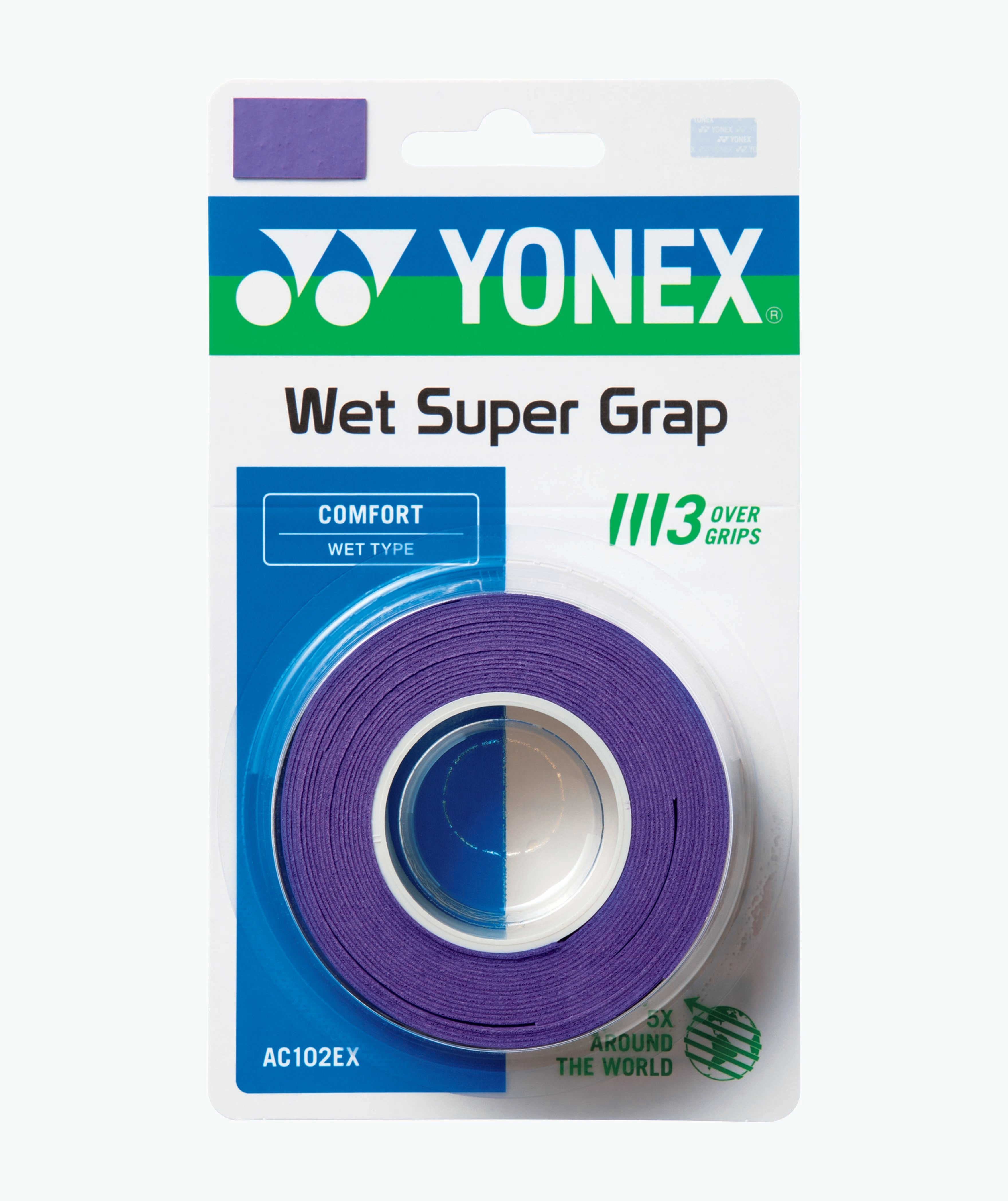 Yonex AC102EX Wet Super Grap - Dark Purple