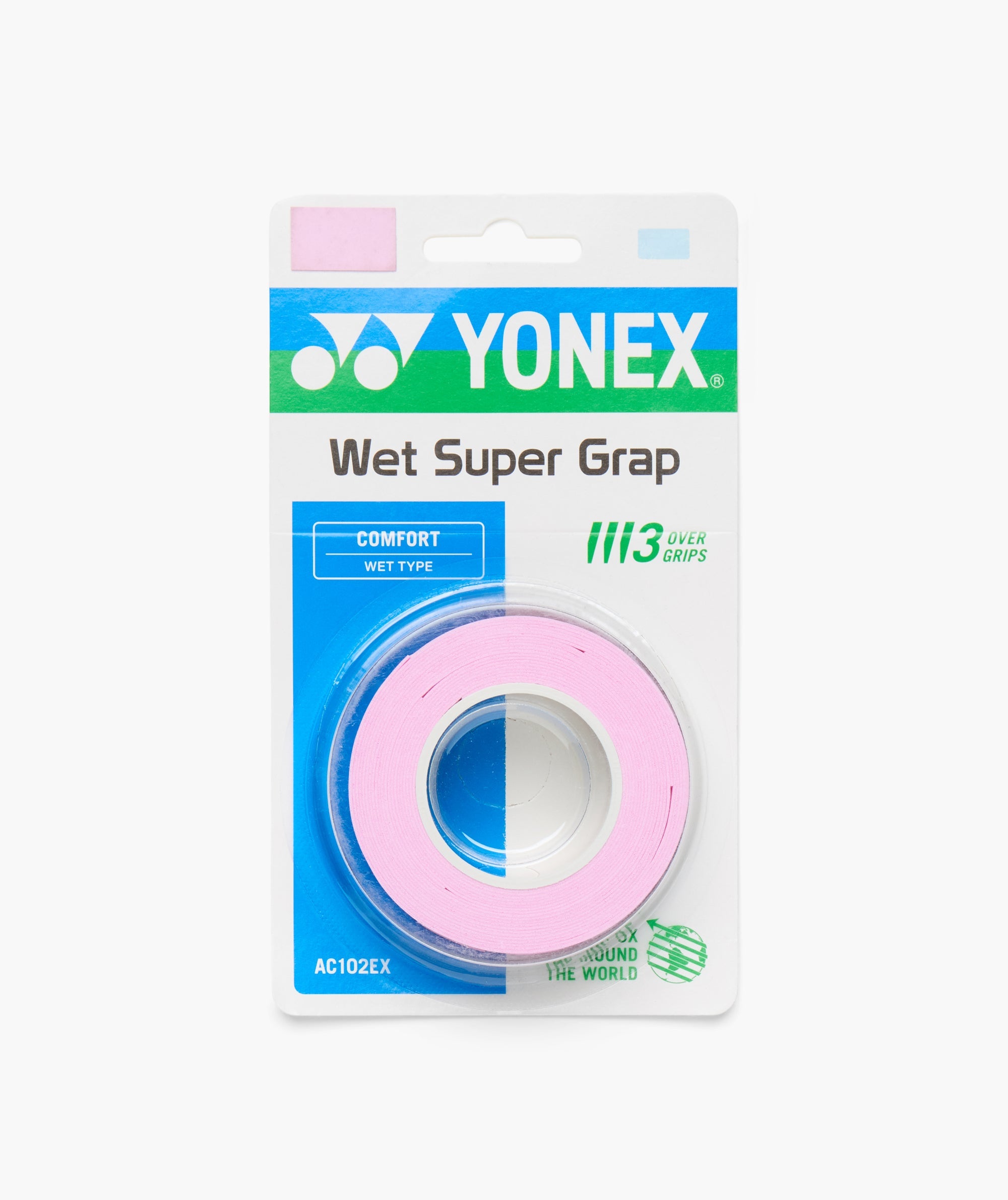 Yonex AC102EX Wet Super Grap - French Pink