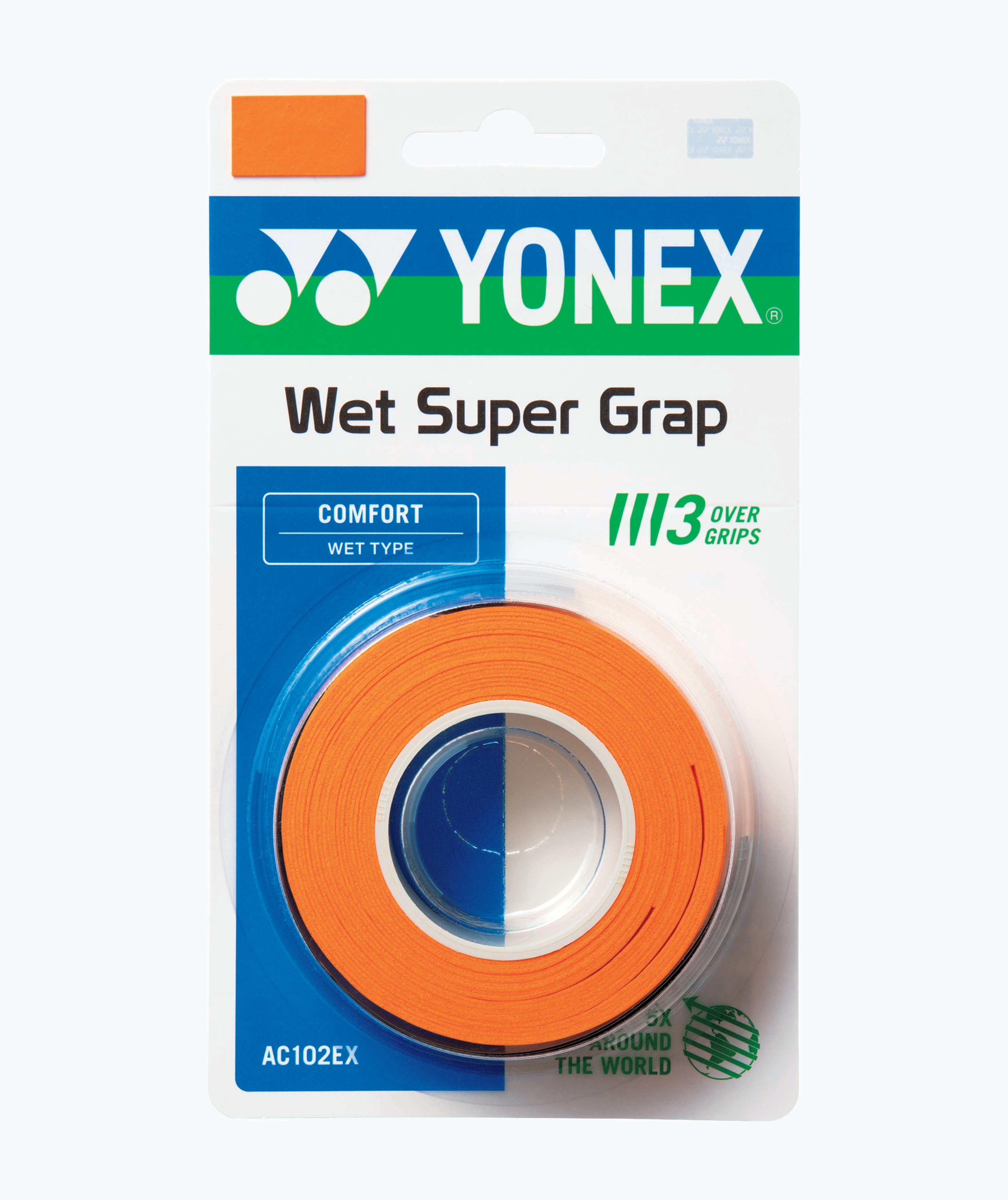 Yonex AC102EX Wet Super Grap - Orange