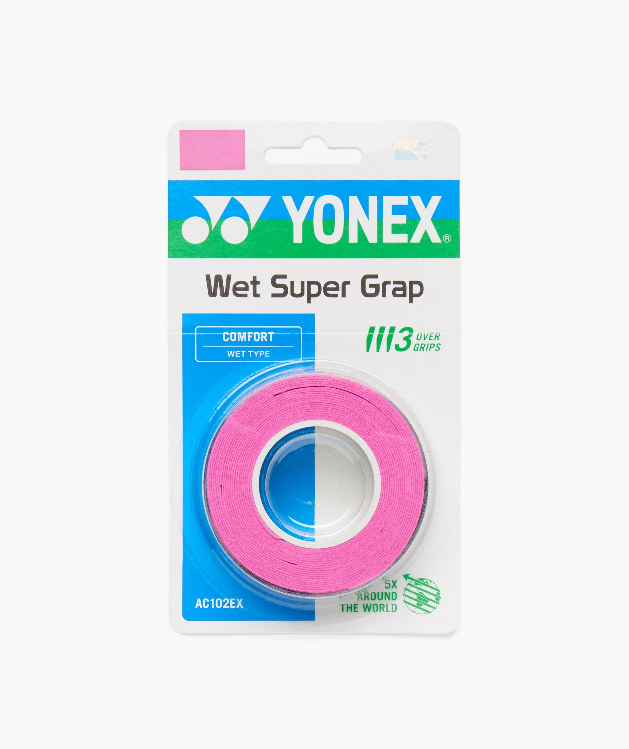 Yonex AC102EX Wet Super Grap - Pink