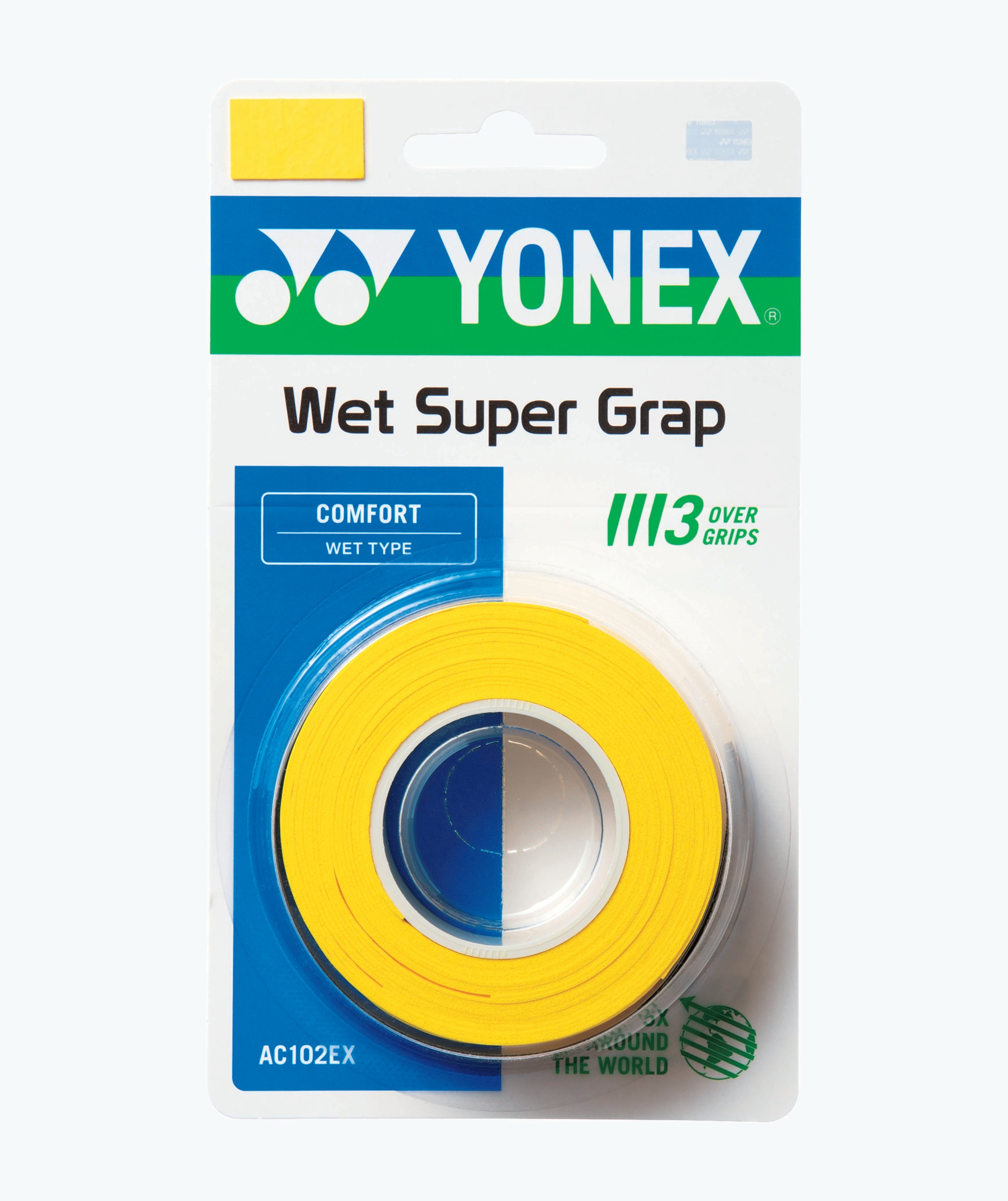 Yonex AC102EX Wet Super Grap - Yellow