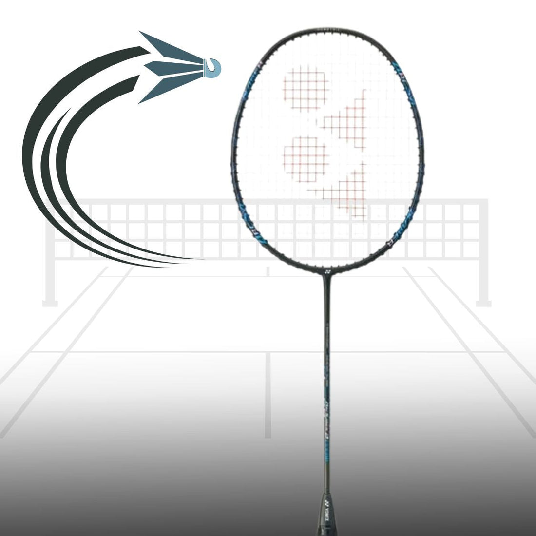Yonex Arcsaber 2 Feel badminton racket, Black/Blue