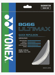 Yonex BG66 Ultimax badminton string, 0.65mm