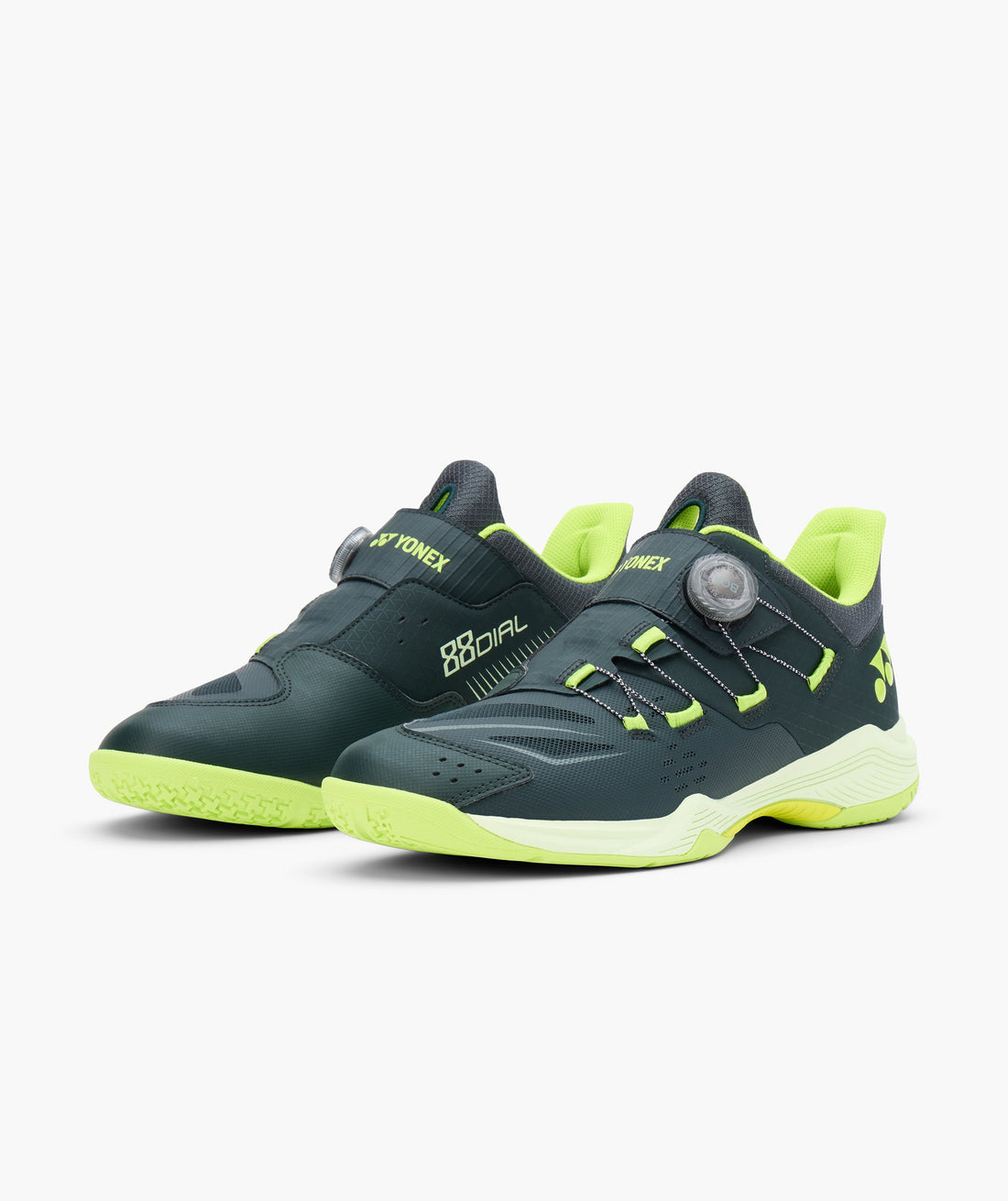 Yonex Power Cushion 88 Dial 3rd Gen badminton shoe, Deep Green, alternate angle