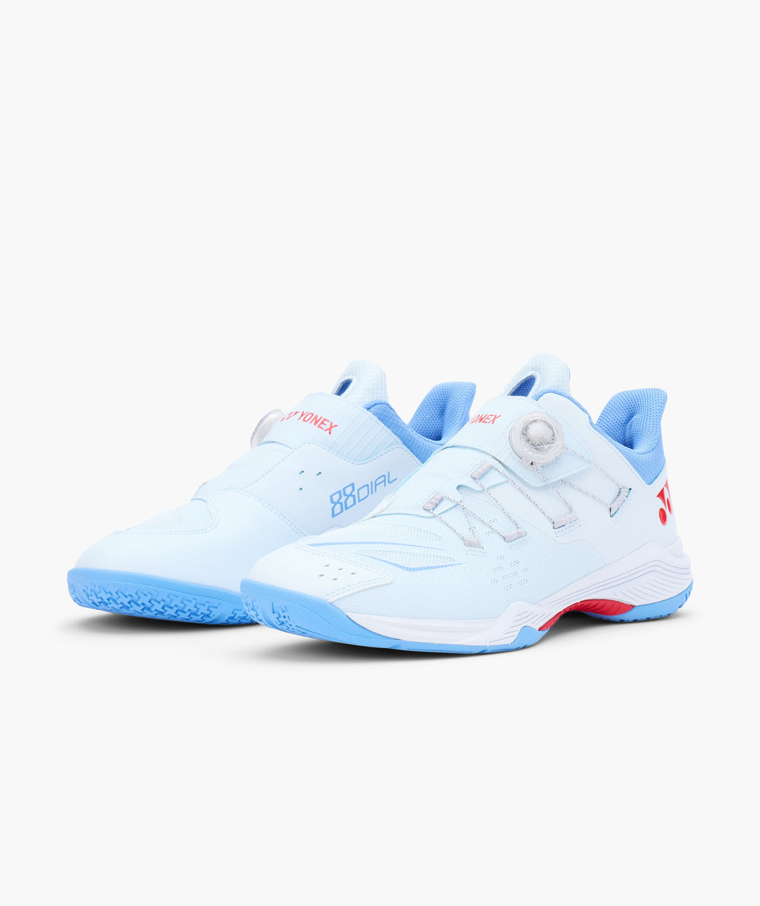 Yonex Power Cushion 88 Dial 3rd Gen badminton shoe, Pale Blue, alternate angle