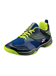 Yonex Power Cushion 37 Wide badminton shoes, Navy/Yellow
