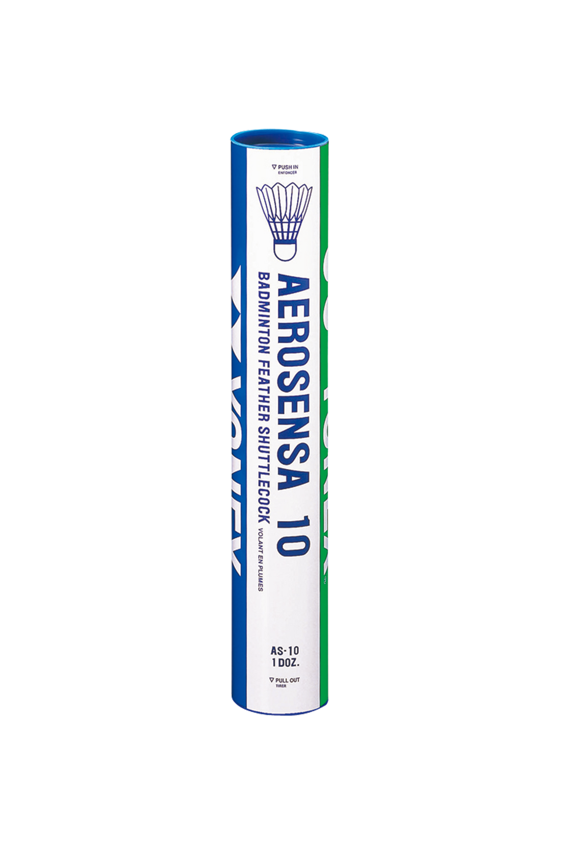 Yonex AEROSENSA 10 badminton shuttlecock tube