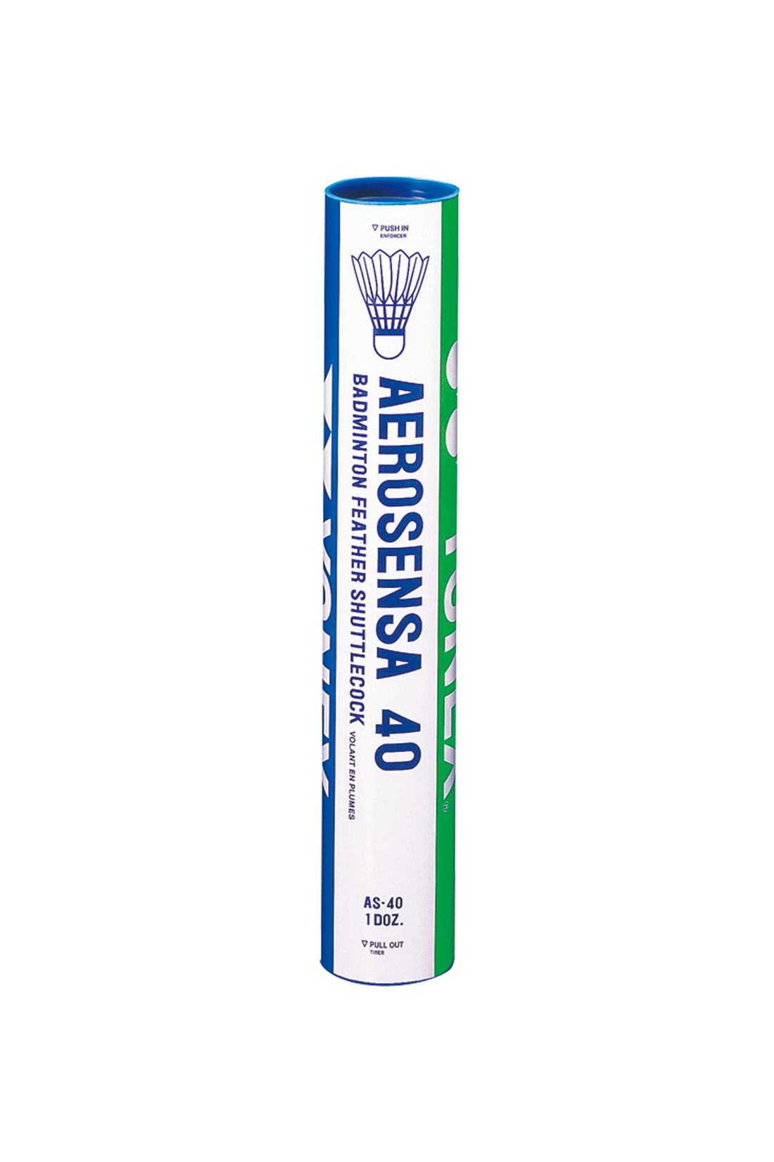 Yonex AEROSENSA 40 badminton shuttlecock tube