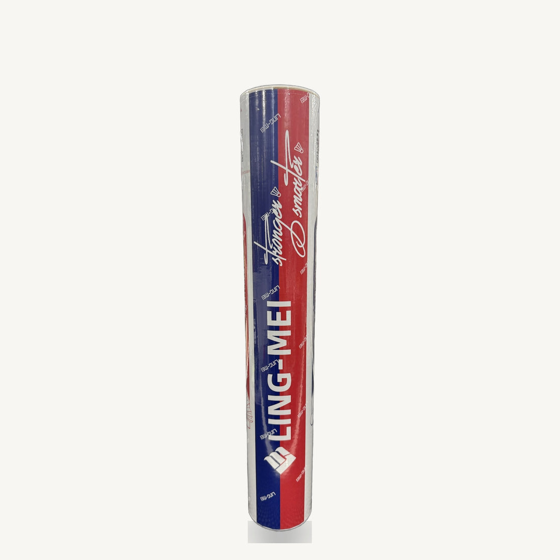 Ling-Mei 90 Pro Badminton Feather Shuttlecock - tube, front view