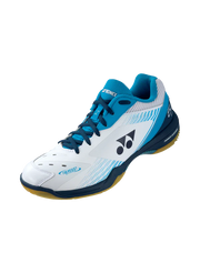 Yonex Power Cushion 65Z badminton shoes, White/Ocean Blue